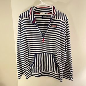 Vineyard Vines Navy & White Striped Pullover